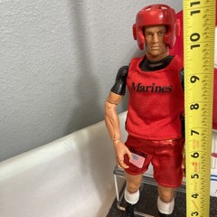 Vintage GI Joe Marine Corps Boxer, Hasbro 11-in Action Figure – INCOMPLETE
