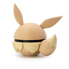 Eevee Ball | 3D Printed | Specialty Pokeball Collection