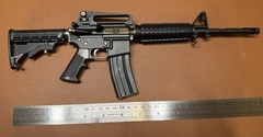 1:2 Scale M4A1 Carbine Black Full Metal Shell Eject Model Non-Firing In Stock