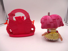 Lalaloopsy Tinies Sew Royal Castle Rainbow Cinder Slippers Doll Mini Cinder Clot