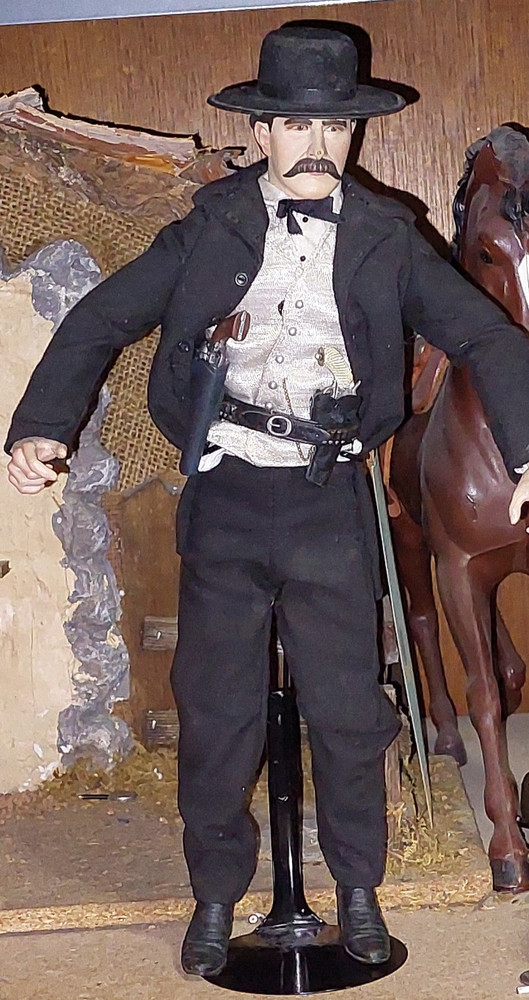 1/6 Vintage Custom Sideshow Six Legends Western Cowboy Wyatt Earp Lawman loose