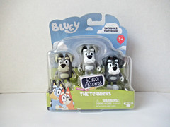 Bluey The Terriers 3-Pack School Friends Jo Dan Adam Figures Scottish New In Box