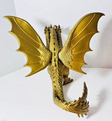 Bandai 2014 King Ghidorah Figure Toho Godzilla 3 Headed Golden Dragon Kaiju