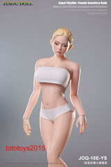 JIAOU DOLL 1/6 JOQ-10E European Female Big Bust Steel Skeleton Figure Body Toy