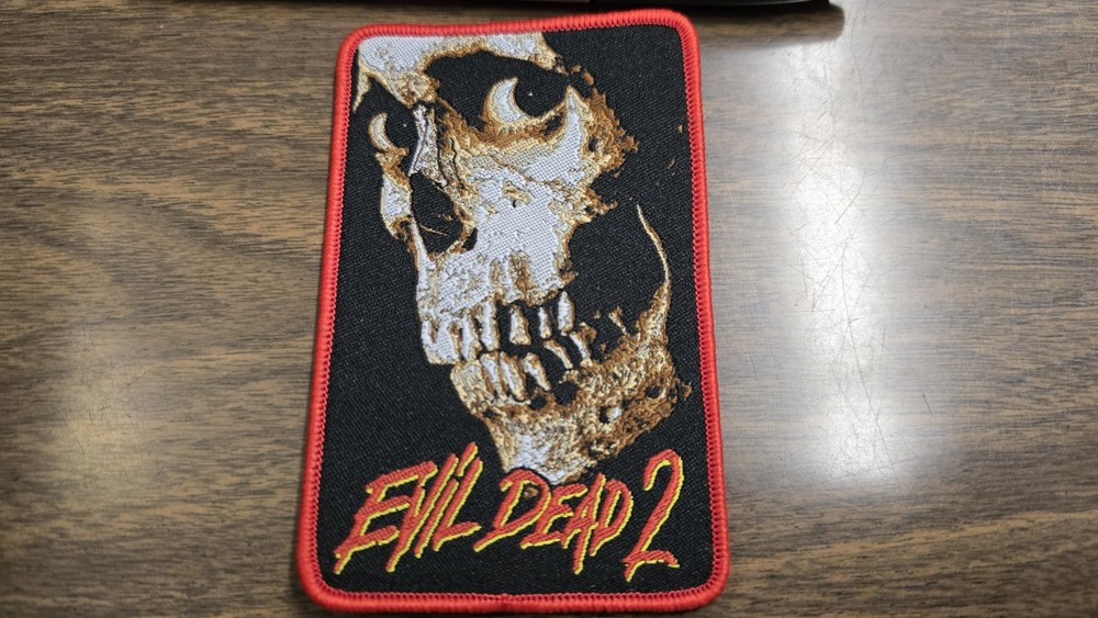 Evil Dead 2 WOVEN PATCH [Board Game Neca Action Figure Poster Blu Ray DVD ]