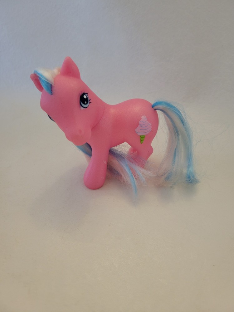 My Little Pony MLP Cotton Candy G3 Pink Blue Ice Cream Cone Cutie Mark Magnet