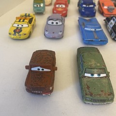 Disney Pixar Cars 37 Mixed Die Cast Vehicle Lot! Race Cars Trucks Forklifts Cars