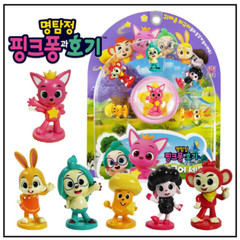 Pinkfong Wonderstar Detective Pinkfong Hogi Figure 1Set(1Pack 6ea figures)