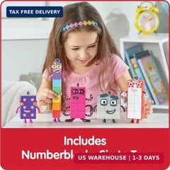 hand2mind Numberblocks Friends Six to Ten Figures – Official Licensed Character