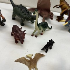 Lot Of 10Misc sizes Plastic Dinosaurs. Varies Types Excellent Vintage 2000s