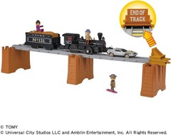 Plarail Back to the Future Part 3 Locomotive 131 & Time Machine Set Japan NEW