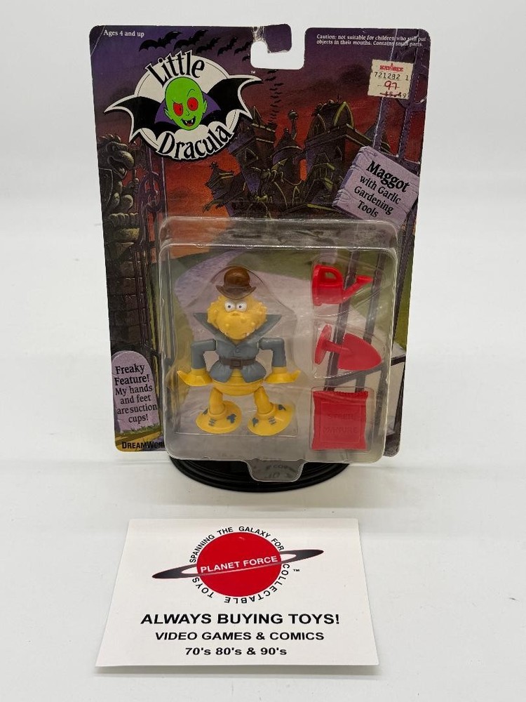 1991 Maggot MOC Vintage Little Dracula Dreamworks Figure NEW