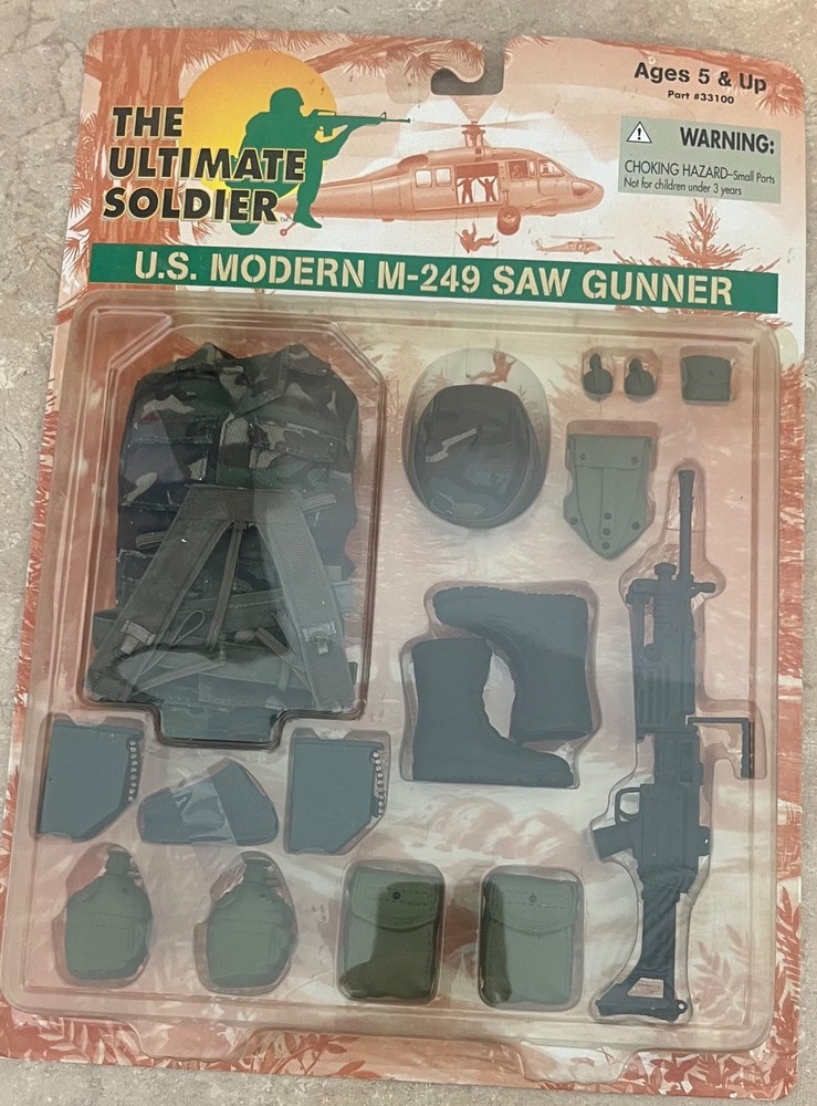 21st Century Toys The Ultimate Soldier US Modern M-249 Saw Gunner #33100