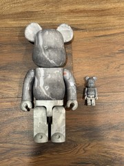 Bearbrick grey Camo 400% And 100%