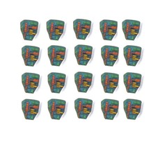 ✩G.I. Joe✩ Cobra Bat soldier lot of 20 replacement chest stickers precut