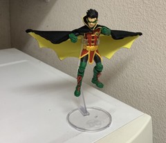 custom Mcfarlane damian wayne robin Short wired cape 1:12 Batman NOT FIGURE