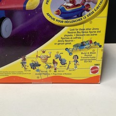 Vintage Mattel 2001 Jimmy Neutron Boy Genius Strato XL Rocket Playset – NEW