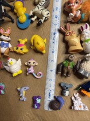 Large Lot Of 70 Animal Figures Horse Elephant Farm Hippo Tiger