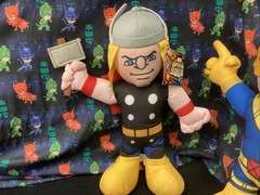 2010 Marvel Comics Super Hero Squad Cyclops & Thor 9″ Plush