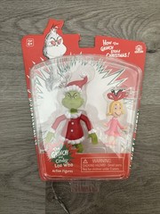 Grinch & Cindy-Lou Who Christmas Action Figure 2-Pack Culture Fly Dr. Seuss Toys