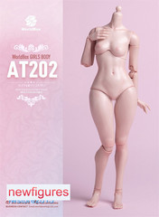 US Worldbox 1:6 AT202 Pale Skin Plump Hip 12 inch Female Action Figure Body Toys