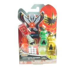 Power Rangers Super Megaforce Key Pack Red Green Yellow MYSTIC FORCE 38254 NIP