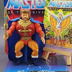Vintage King Randor Masters of the Universe MOTU Complete *Repro* Cape Mattel