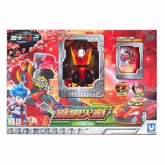 Metal CardBot Red Blitz Transforming Robot & Sports Car S-RedBlitz Figure Toy
