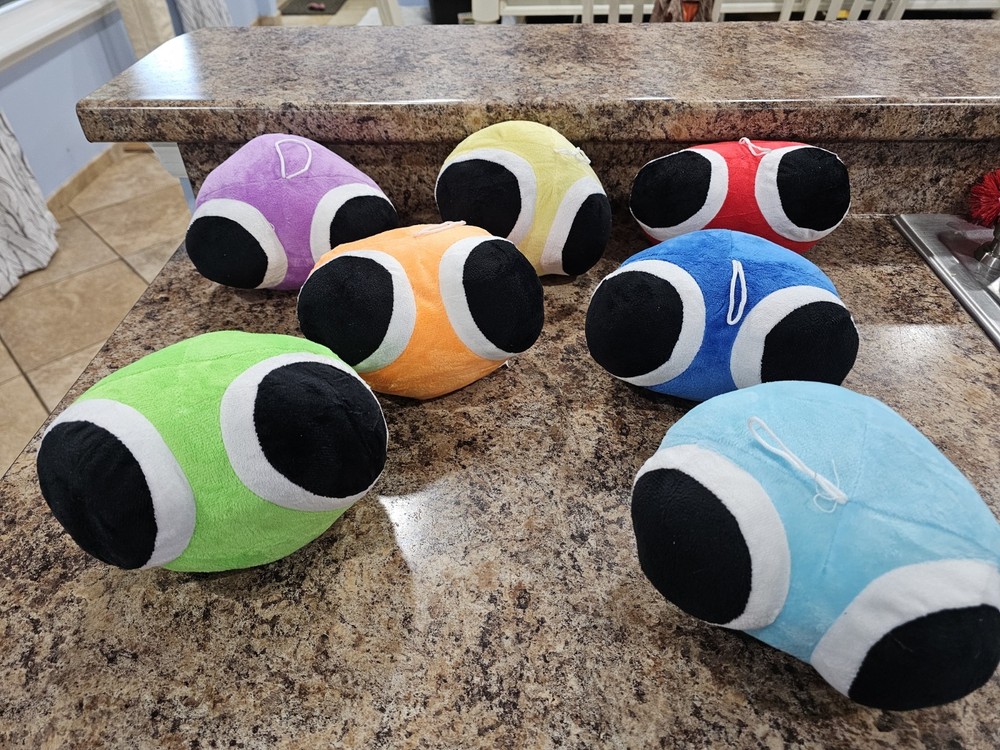 Lot of 7 Rainbow Friends LOOKIES Chapter 2 Roblox Stuffed Toy Plush
