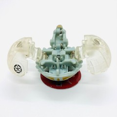 Very Rare Bakugan BakuMutation Half Haos Half Clear Wired 620G Translucent