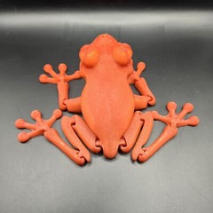 Tree Frog Articulated Figure 3D Printed Handmade Collectable – Multiple colors
