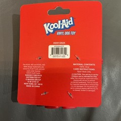 Kool-Aid Man 3.5″ tall figure / Vinyl Dog Toy with Squeaker Plastic Koolaid