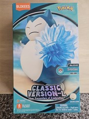 BLOKEES POKEMON CLASSIC VERSION-L NO. 0143 SNORLAX MODEL KIT ENGLISH PACK
