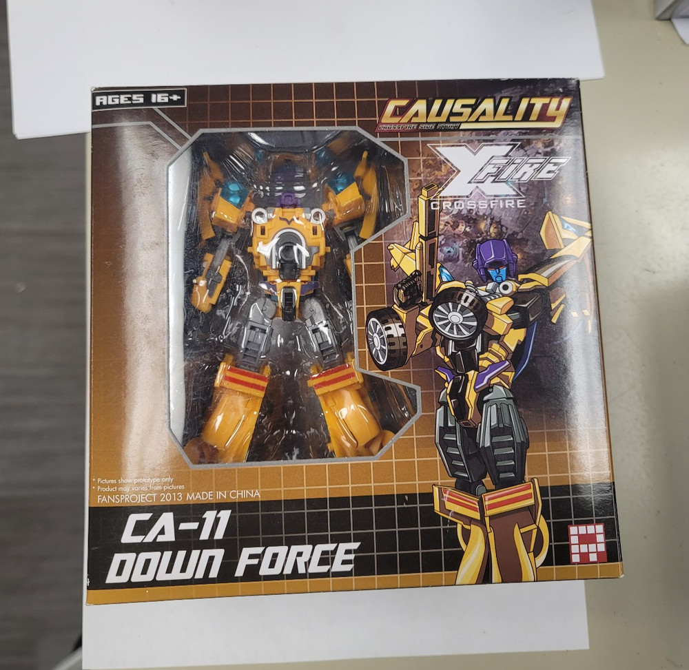 CA-11 Down Force Causality X Fire Crossfigre Action Figure New Sealed