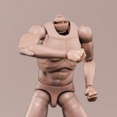 New MX02-A 12inch Europe Skin Male Action Figure Body Fit For 1/6 Head SculptzAR