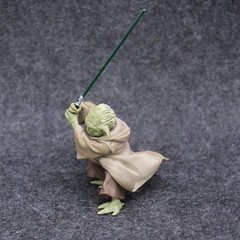 Star Wars Mandalorian Master Yoda with Sword Action Figure Toys