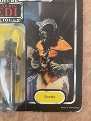 Vtg 1984 Star Wars Sealed Klaatu Tri Logo Palitoy New on Card