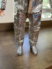 1960s GI Joe Spaceman Astronaut Spacewalk Figure Hasbro Type 1 NASA Helmet Team