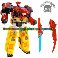 Quantum Heroes Dinoster Guardians 4in1 Metatron Figure Dinosaurs Robot Combiner