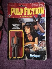 ReAction Figures Lot 3 Pulp Fiction Mia & Marsellus Wallace Jules Winnfield