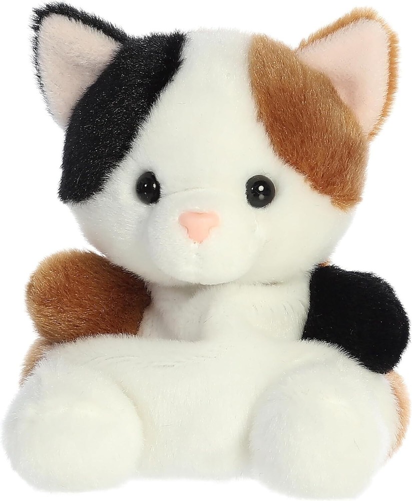 Aurora Plush Toy Adorable Palm Pals #33877 Peebs Calico Cat 5 inches NWT