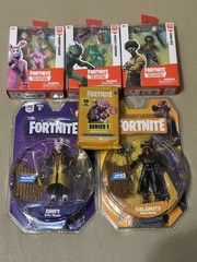 Fortnite Figures & Trading Cards Lot – Rabbit Raider, Drift, Series1