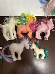 My Little Pony G1 80s 90s 2000s Huge Lot Of 31 Babies Adults Seahorse Miniatures