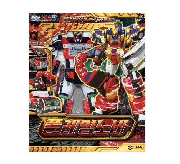 Metal Cardbot S Season2 FLAMENOVA Transformer Robot Fire Car Flame Nova Toy 2025