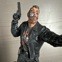 McFarlane Movie Maniacs T2 Judgment Day Terminator 2 T-1000 Action Figure Loose