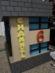 CUSTOM 3D PRINT TMNT Channel 6 News Building 1/18 Scale For JOY TOY FIGS