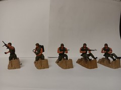 1974 Mattel heroes in Action Soldiers: 6-10