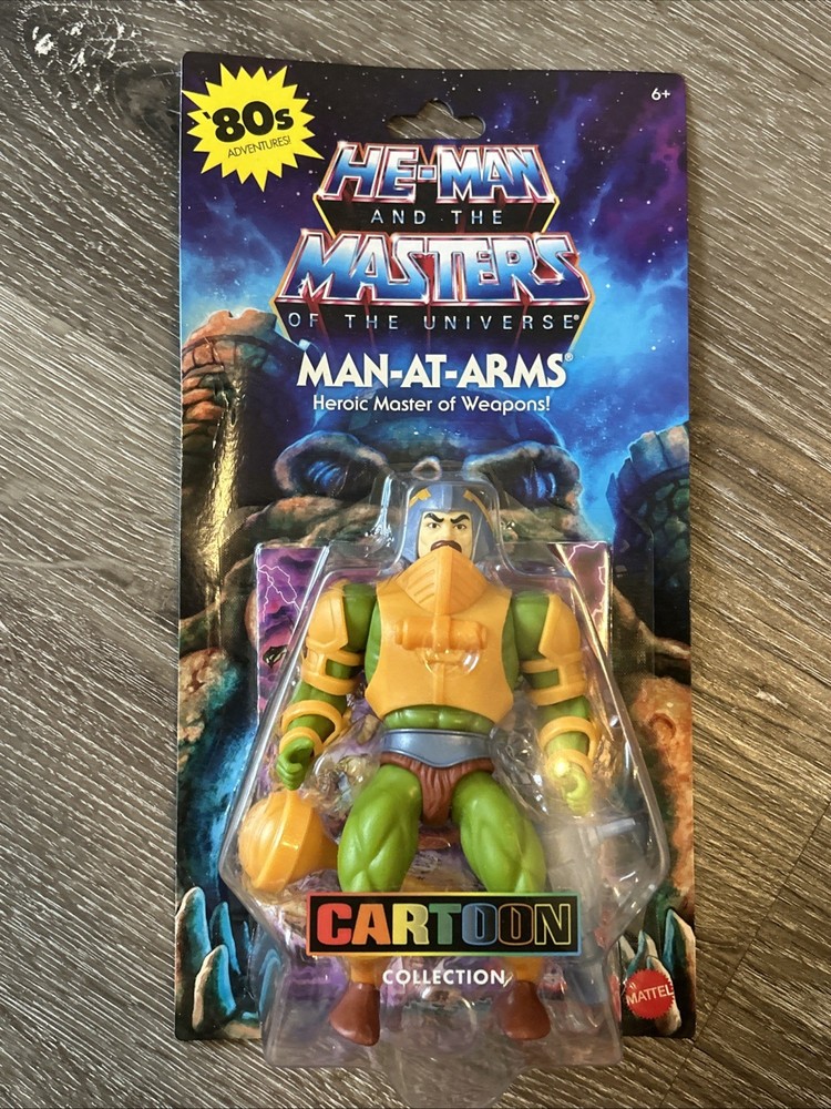 Masters of the Universe Origins Man-At-Arms Cartoon Collection Figure NEW MOTU
