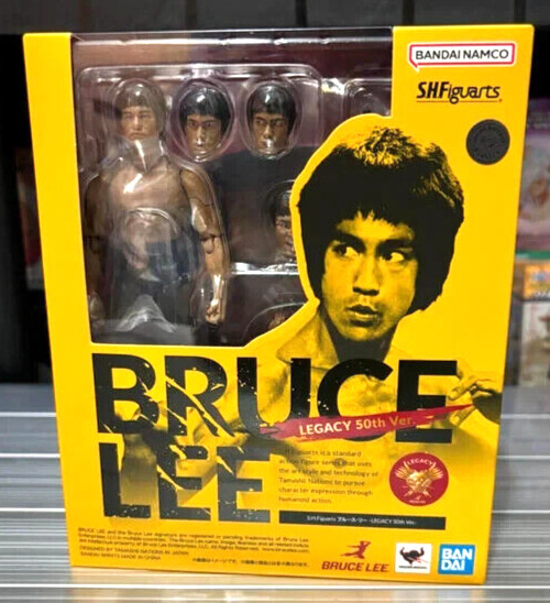Bandai S.H.Figuarts Bruce Lee Legacy 50th Ver. SHF Action Figure New In Hand