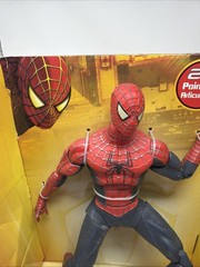 Toybiz SPIDER-MAN 2 12” SPIDER-MAN POSEABLE ACTION FIGURE